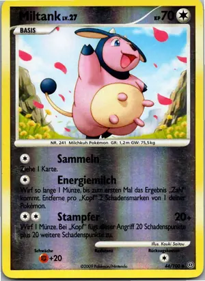 Pokémon-Karte Miltank 44/100 Sturmtief
