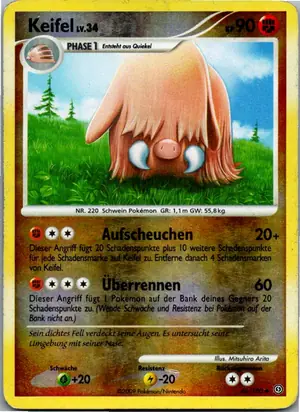 Pokémon-Karte Keifel 46/100 Sturmtief
