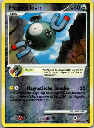 Pokémon-Karte Magnetilo 66/100 Sturmtief