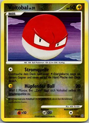 Pokémon-Karte Voltobal 81/100 Sturmtief