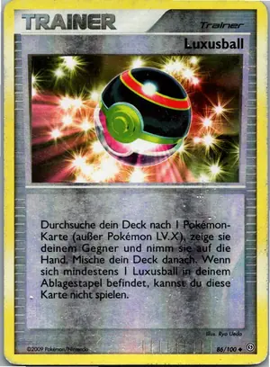 Pokémon-Karte Luxusball 86/100 Sturmtief