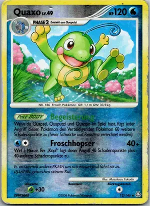Pokémon-Karte Quaxo 12/146 Erwachte Legenden
