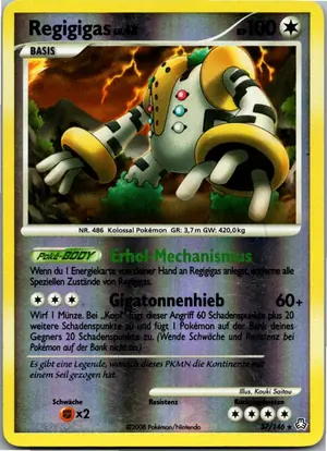 Pokémon-Karte Regigigas 37/146 Erwachte Legenden