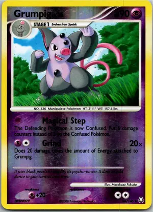 Pokémon-Karte Grumpig Groink 56/146 Erwachte Legenden