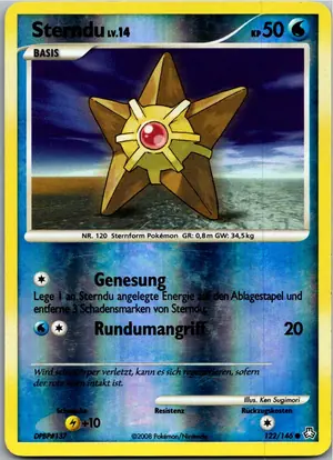 Pokémon-Karte Sterndu 122/146 Erwachte Legenden