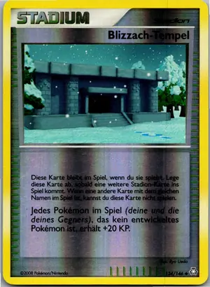 Pokémon-Karte Blizzach-Tempel 134/146 Erwachte Legenden