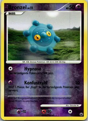 Pokémon-Karte Bronzel 52/100 Majestätischer Morgen