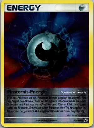 Pokémon-Karte Finsternis-Energie 93/100 Majestätischer Morgen