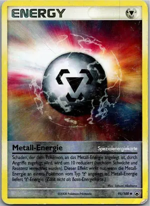 Pokémon-Karte Metall-Energie 95/100 Majestätischer Morgen