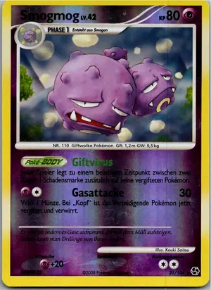Pokémon-Karte Smogmog 31/106 Epische Begegnungen