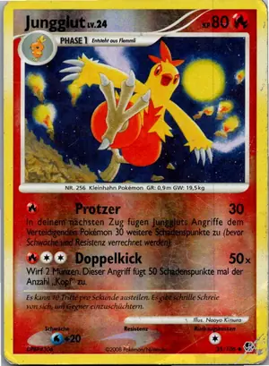 Pokémon-Karte Jungglut 35/106 Epische Begegnungen