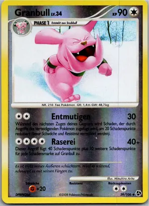 Pokémon-Karte Granbull 39/106 Epische Begegnungen