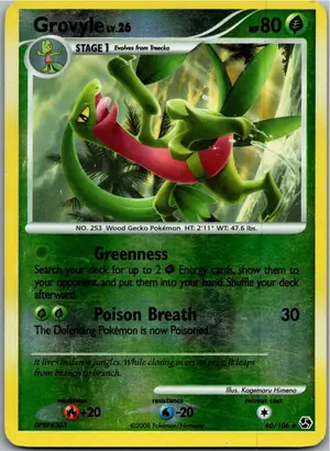 Pokémon-Karte Grovyle Reptain 40/106 Epische Begegnungen