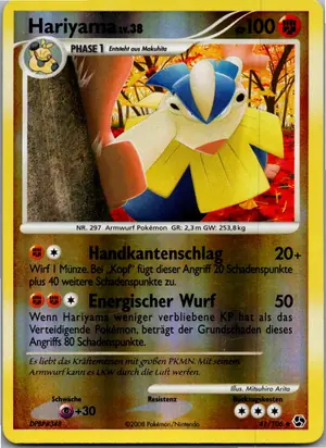 Pokémon-Karte Hariyama 41/106 Epische Begegnungen