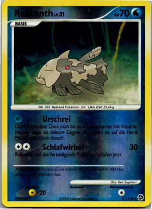 Pokémon-Karte Relicanth 51/106 Epische Begegnungen