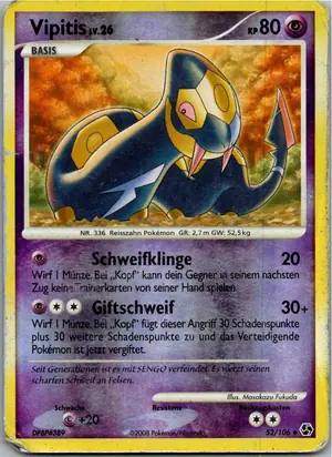 Pokémon-Karte Vipitis 52/106 Epische Begegnungen