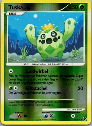 Pokémon-Karte Tuska 62/106 Epische Begegnungen