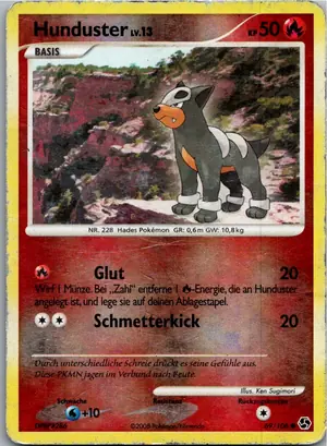 Pokémon-Karte Hunduster 69/106 Epische Begegnungen