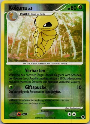 Pokémon-Karte Kokuna 73/106 Epische Begegnungen