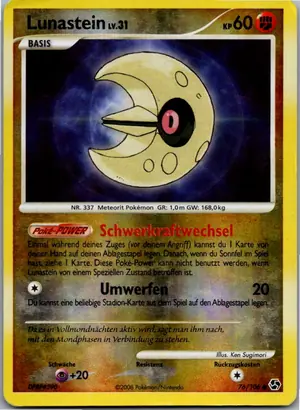 Pokémon-Karte Lunastein 76/106 Epische Begegnungen