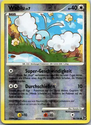 Pokémon-Karte Wablu 86/106 Epische Begegnungen
