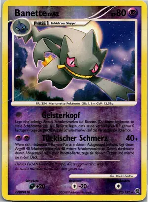 Pokémon-Karte Banette 23/132 Rätselhafte Wunder