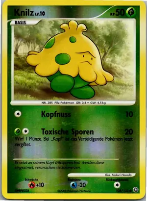 Pokémon-Karte Knilz 108/132 Rätselhafte Wunder