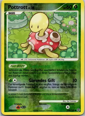 Pokémon-Karte Pottrott 109/132 Rätselhafte Wunder
