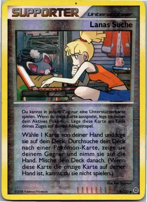 Pokémon-Karte Lanas Suche 119/132 Rätselhafte Wunder