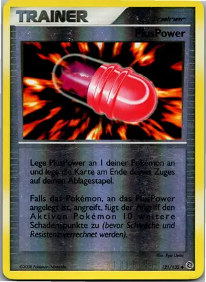 Pokémon-Karte PlusPower 121/132 Rätselhafte Wunder