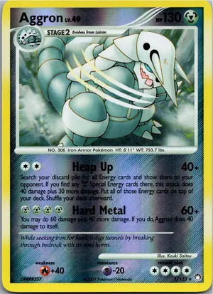 Pokémon-Karte Aggron Stolloss 1/123 Geheimnisvolle Schätze