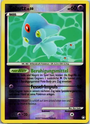 Pokémon-Karte Tobutz 4/123 Geheimnisvolle Schätze