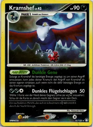 Pokémon-Karte Kramshef 10/123 Geheimnisvolle Schätze