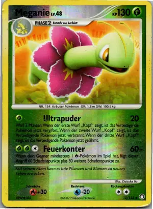 Pokémon-Karte Meganie 13/123 Geheimnisvolle Schätze