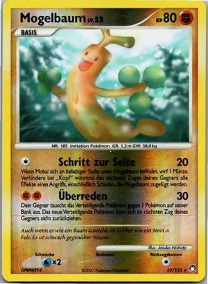 Pokémon-Karte Mogelbaum 35/123 Geheimnisvolle Schätze