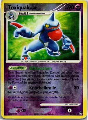 Pokémon-Karte Toxiquak 36/123 Geheimnisvolle Schätze