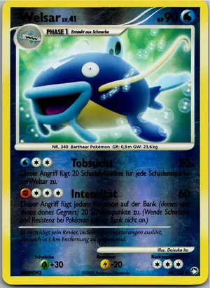 Pokémon-Karte Welsar 40/123 Geheimnisvolle Schätze