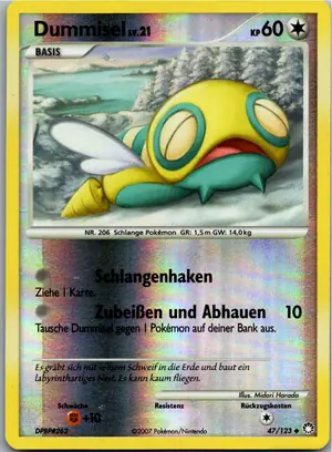 Pokémon-Karte Dummisel 47/123 Geheimnisvolle Schätze