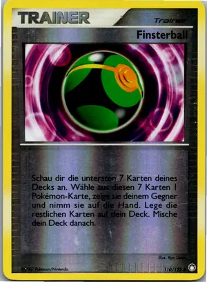 Pokémon-Karte Finsterball 110/123 Geheimnisvolle Schätze