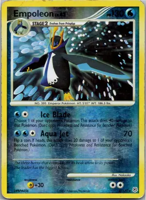 Pokémon-Karte Empoleon Impoleon 4/130 Diamant & Perl