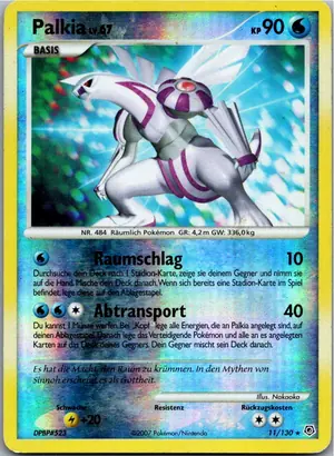Pokémon-Karte Palkia 11/130 Diamant & Perl