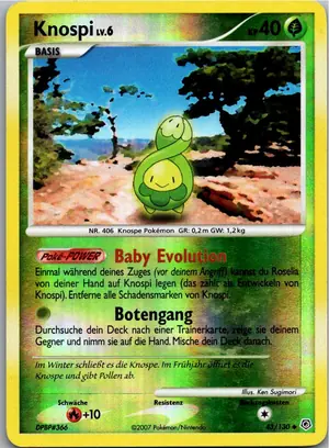 Pokémon-Karte Knospi 43/130 Diamant & Perl