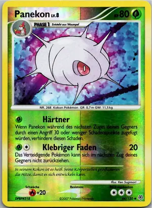 Pokémon-Karte Panekon 44/130 Diamant & Perl