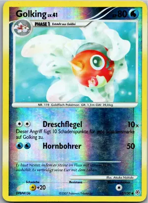 Pokémon-Karte Golking 62/130 Diamant & Perl