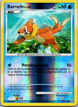 Pokémon-Karte Bamelin 72/130 Diamant & Perl