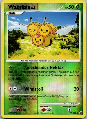 Pokémon-Karte Wadribie 79/130 Diamant & Perl