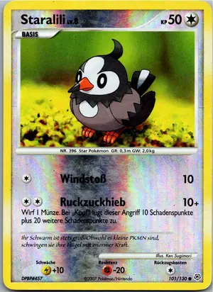Pokémon-Karte Staralili 101/130 Diamant & Perl