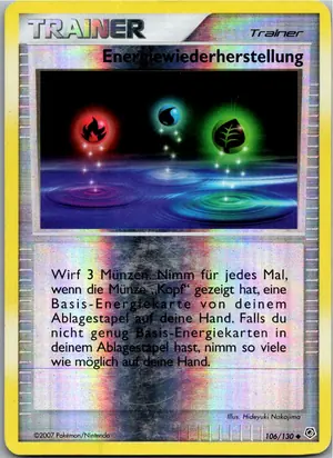 Pokémon-Karte Energiewiederherstellung 106/130 Diamant & Perl