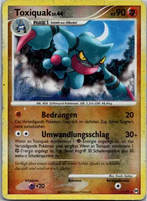 Pokémon-Karte Toxiquak 11/99 Arceus