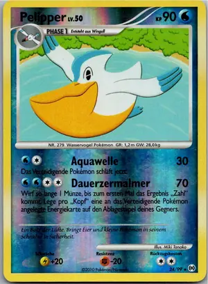 Pokémon-Karte Pelipper 24/99 Arceus
